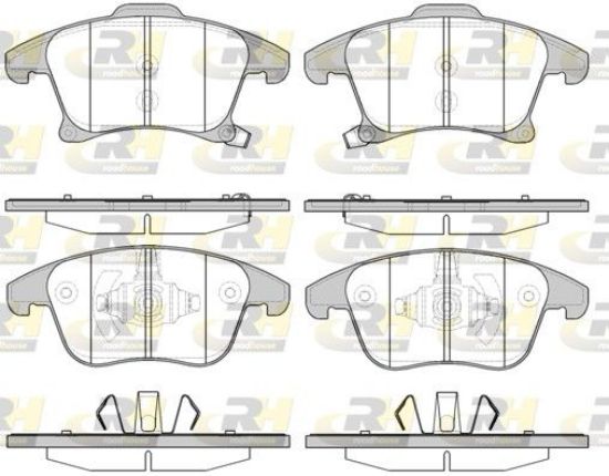 Brake Pad Set, disc brake FORD - 1 860 105