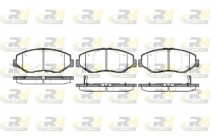Brake Pad Set, disc brake HONDA - 45022-S9A-A01