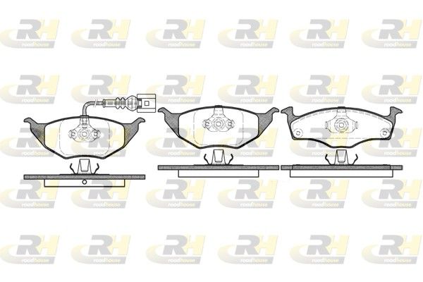 Brake Pad Set, disc brake Audi A2 1.2TDi 01- esim.