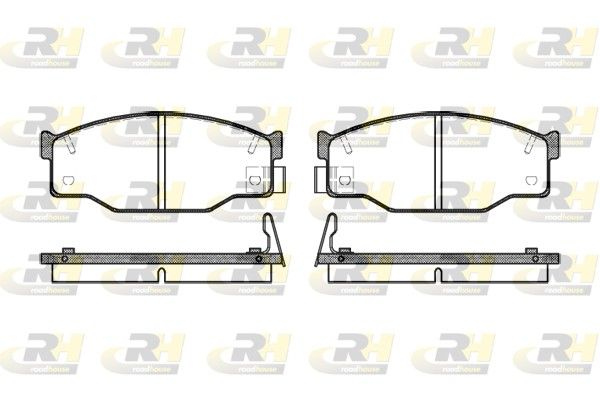 Brake Pad Set, disc brake Isuzu Gemini 88-93 esim.