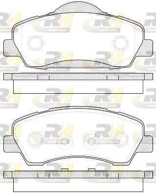 Brake Pad Set, disc brake PSA - 16 086 913 80