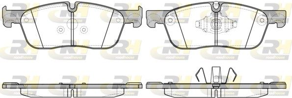 Brake Pad Set, disc brake JAGUAR - T4N13434