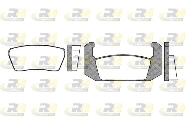 Brake Pad Set, disc brake Rover AUSTIN 63-77 tagum.