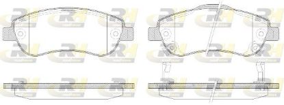 Brake Pad Set, disc brake HONDA - 45022-T1E-G00