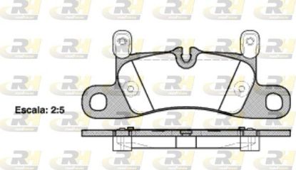 Brake Pad Set, disc brake Porsche Cayanne 10- tagum.