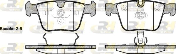 Brake Pad Set, disc brake MB W221 S-Klass 05- tagum.
