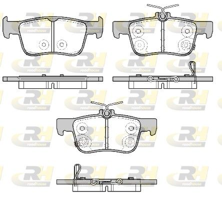 Brake Pad Set, disc brake - Brake Pad Set, disc brake -