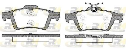 Brake Pad Set, disc brake FORD - 1 683 374