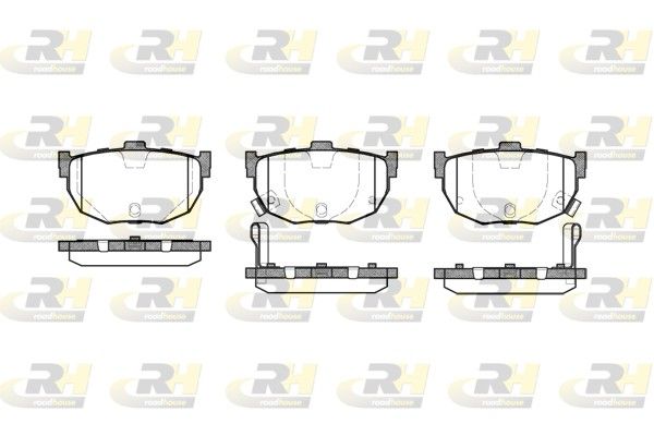 Brake Pad Set, disc brake HYUNDAI - 58202-28A00