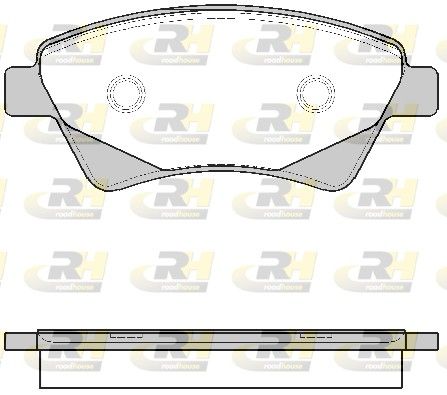 Brake Pad Set, disc brake Renault KANGOO 01- esim.