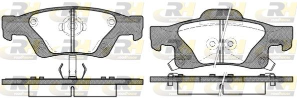Brake Pad Set, disc brake JEEP - 68052386AA