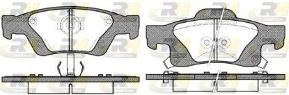 Brake Pad Set, disc brake JEEP - 68052386AA
