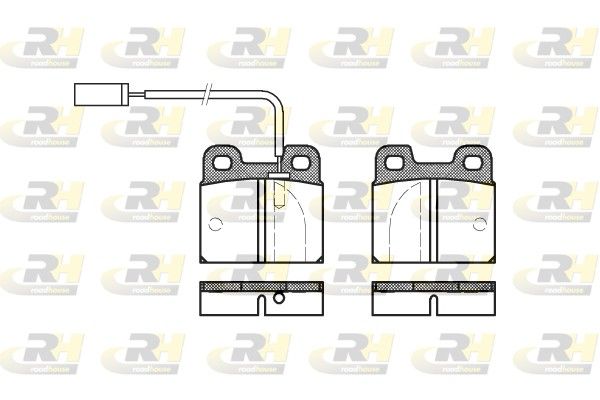 Brake Pad Set, disc brake ALFA 75 tagum.