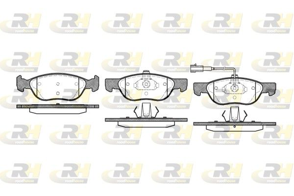 Brake Pad Set, disc brake Fiat MAREA 98-01 esim.