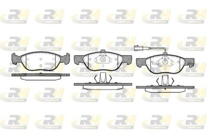 Brake Pad Set, disc brake Fiat MAREA 98-01 esim.