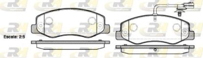 Brake Pad Set, disc brake RENAULT - 44 06 060 11R