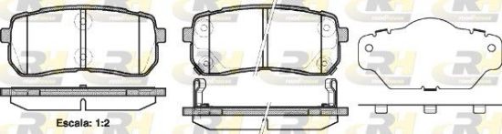 Brake Pad Set, disc brake KIA - 58302-C5A70