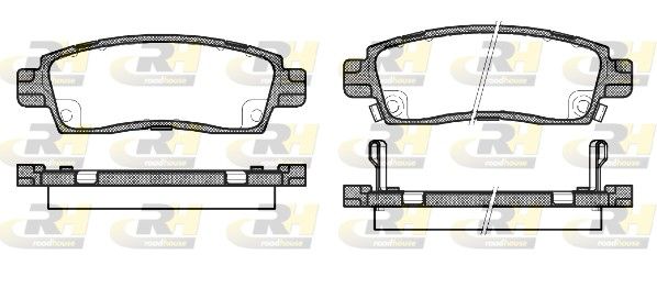Brake Pad Set, disc brake - Brake Pad Set, disc brake -