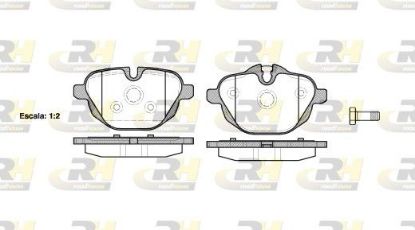 Brake Pad Set, disc brake BMW - 34 21 6 788 284