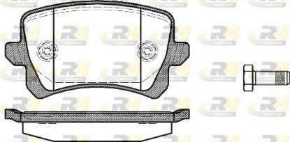 Brake Pad Set, disc brake VAG - 3C0 698 451F