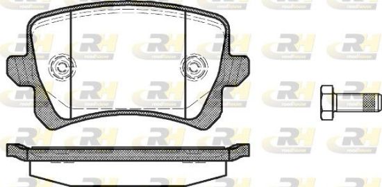 Brake Pad Set, disc brake VAG - 3C0 698 451F