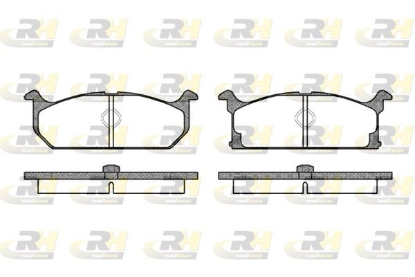 Brake Pad Set, disc brake Suzuki SWIFT 1,3 86-93 esim.