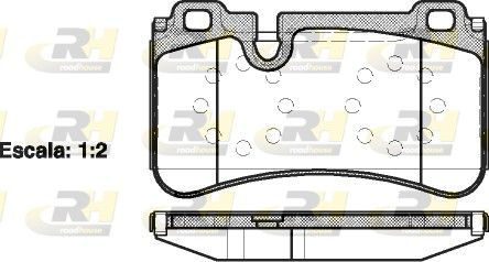 Brake Pad Set, disc brake MB CLS 06- tagum.