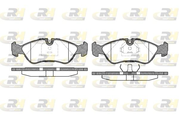 Brake Pad Set, disc brake Vectra A,B/ASCONA,OMEGA 88-02