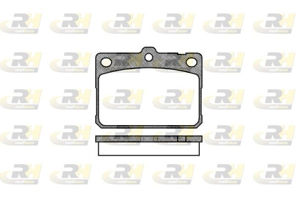 Brake Pad Set, disc brake MitsubishiCeleste 75-81 esim.