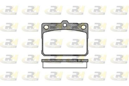 Brake Pad Set, disc brake MitsubishiCeleste 75-81 esim. Brake Pad Set, disc brake MitsubishiCeleste 75-81 esim.