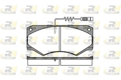 Brake Pad Set, disc brake MB G-klass/207-510D 82- esim.
