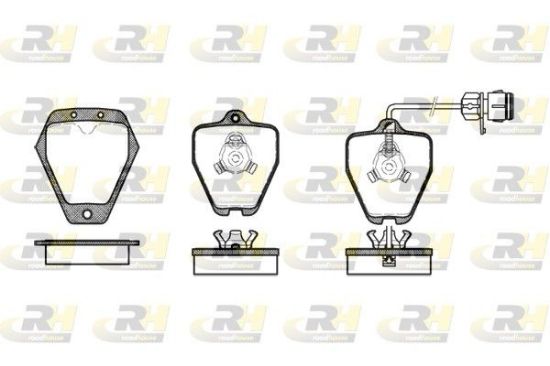 Brake Pad Set, disc brake VAG - 4A0 698 151B