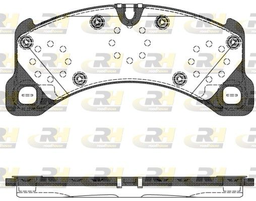Brake Pad Set, disc brake VAG - 7P0 698 151 C