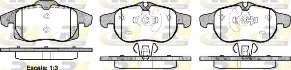 Brake Pad Set, disc brake Opel SIGNUM 03- esim.