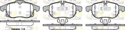 Brake Pad Set, disc brake Opel SIGNUM 03- esim.