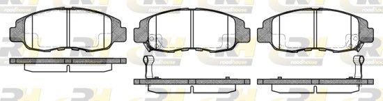 Brake Pad Set, disc brake Honda
