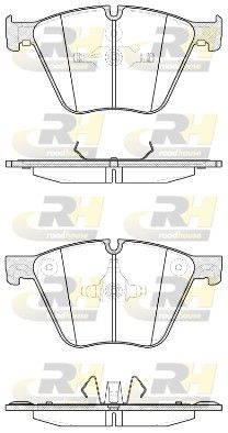 Brake Pad Set, disc brake BMW 7 seeria 08- 34116799864