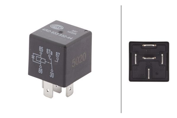 Relay, main current -