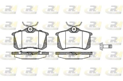 Brake Pad Set, disc brake VAG - 1J0 698 451M