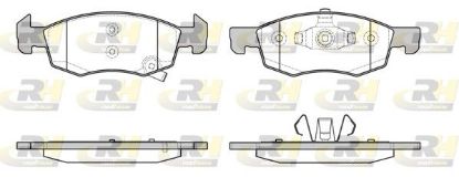 Brake Pad Set, disc brake GENERAL MOTORS - 1605280