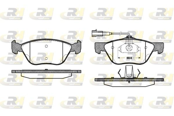 Brake Pad Set, disc brake Alfa 145,146,166 98-01 esim.