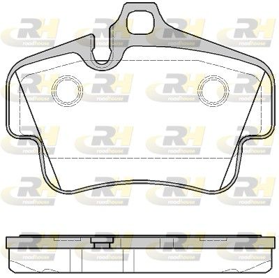 Brake Pad Set, disc brake Porsche Boxter 96-