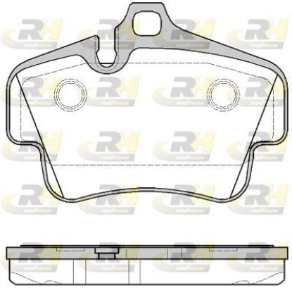 Brake Pad Set, disc brake Porsche Boxter 96-