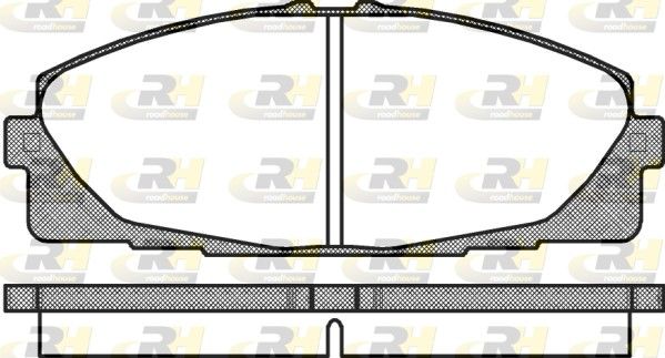 Brake Pad Set, disc brake Toyota Hiace 06-