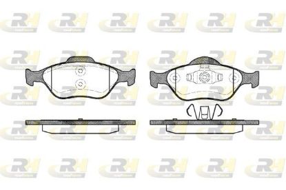 Brake Pad Set, disc brake FORD - 1 236 880