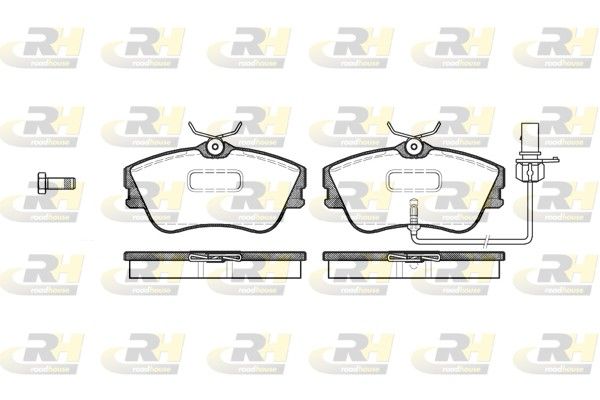 Brake Pad Set, disc brake VAG - 7D0 698 151G