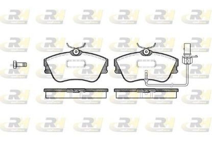 Brake Pad Set, disc brake VAG - 7D0 698 151G