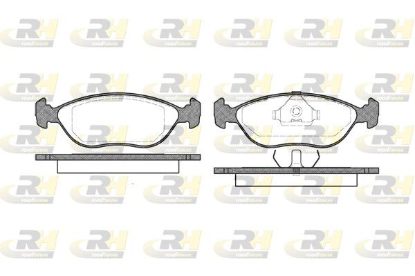 Brake Pad Set, disc brake Volvo 440-480 88-96 esim.