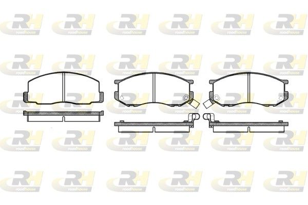 Brake Pad Set, disc brake Toyota LITE-ACE 92-94 esim.