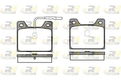 Brake Pad Set, disc brake Peugeot 504 68-89 tagumine